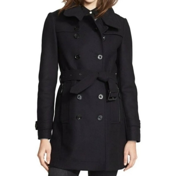 Burberry Daylesmoore Wool Cashmere Blend Coat - Picture 1 of 12